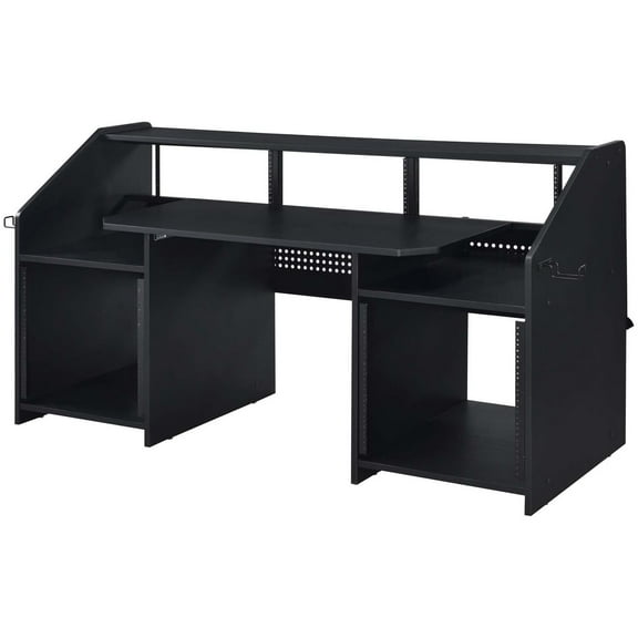Music Desk Black - Rustic Retreat Writing Table for Study & Home