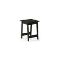 thumbnail image 1 of HomeStock Rustic Retreat End Table 16.34W x 19.84H x 15.55D Inches Composite Wood Ample Storage Space Sturdy Functional Design, 1 of 1