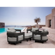 HomeStock Rustic Revival 6 Pieces Deep Seating Set