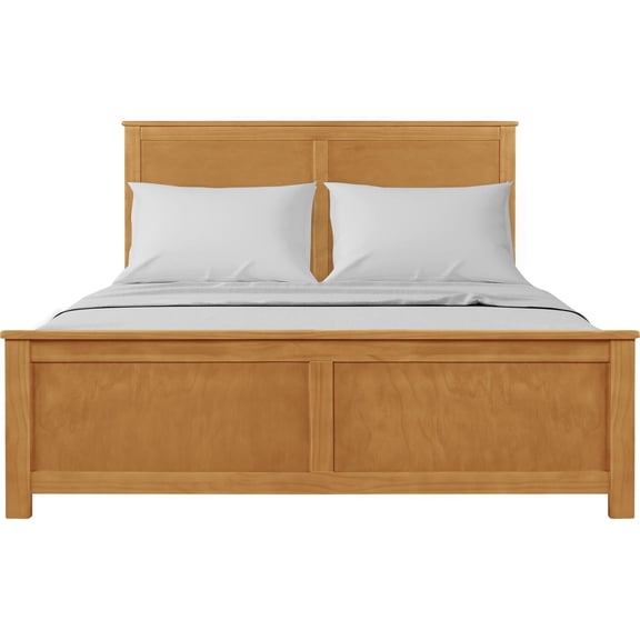 Wooden Platform Bed - Seaside Style Bed Frame - Modern & Traditional Design