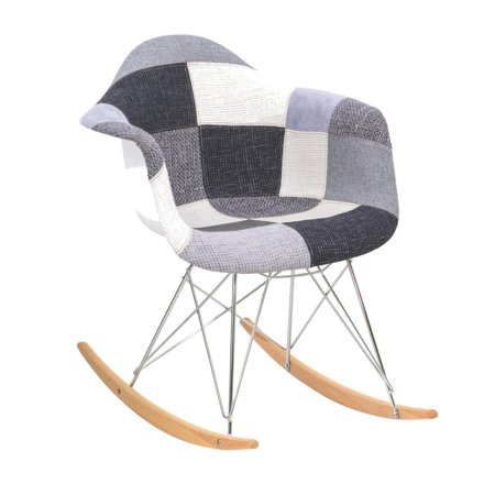 Rocking Chair - Fabric Accent Chair, Modern Rocker, Comfortable Seating, Home Decor, Living Room & Nursery
