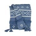 thumbnail image 1 of HomeStock Southwestern Sensibilities Transitional Stripes and Dots 50" x 60" Throw, Cozy Cotton Throw Blanket for Comfortable Relaxation-Color:Blue, 1 of 8