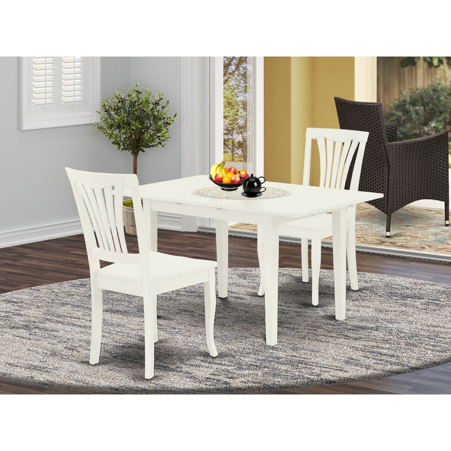 HomeStock Southwestern Style 3Piece Dining Room Table Set 2 Dining