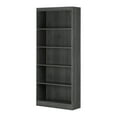 thumbnail image 1 of Maykoosh Southwestern Style 5-Shelf Bookcase -Compact Versatile Bookcase w/ Adjustable Shelves for Any Room, 11.5"D x 28"W x 68.75"H Ideal as a Modern Bookcase, Wooden Bookshelf, 1 of 10