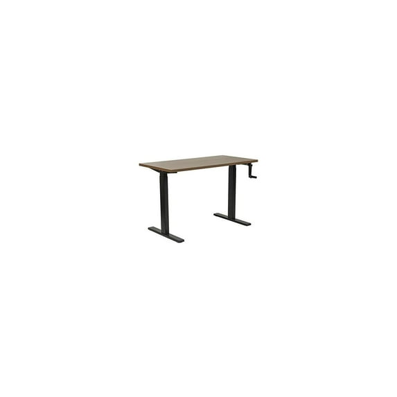 HomeStock Southwestern Style Adjustable Height Desk, 23.5"D x 48"W x 30"H