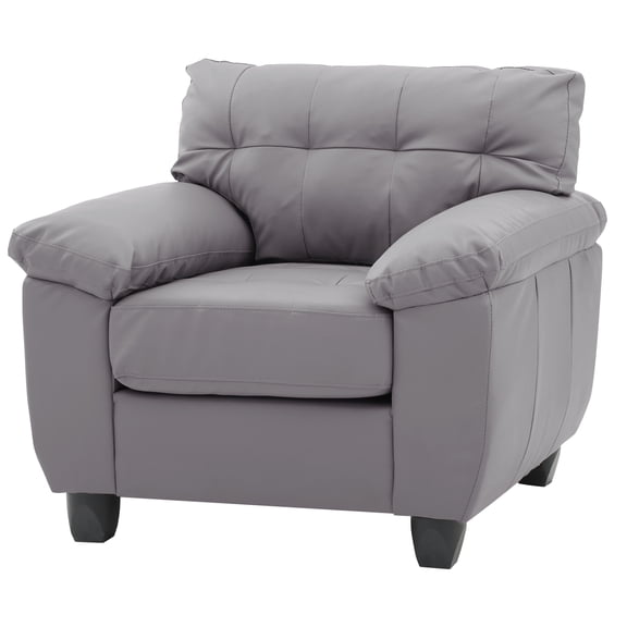 Modern Accent Chair Southwestern Style, Gray Living Room Seating