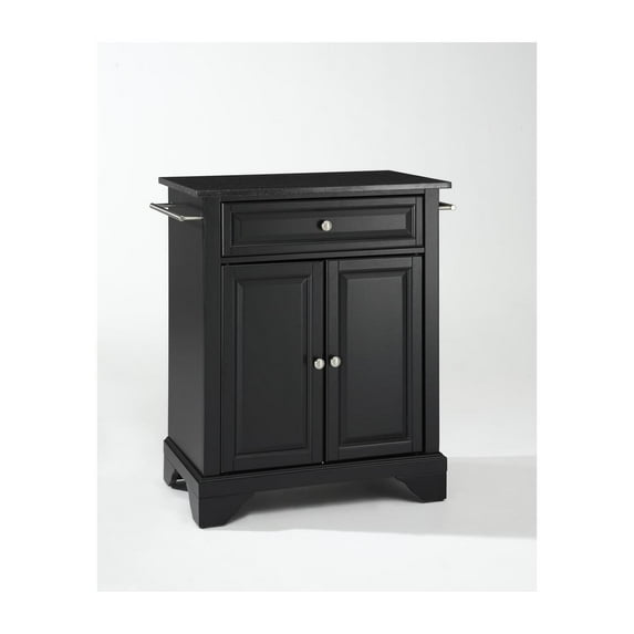 Kitchen Island Cart with Granite Top - Portable Kitchen Storage Island, Modern Kitchen Furniture