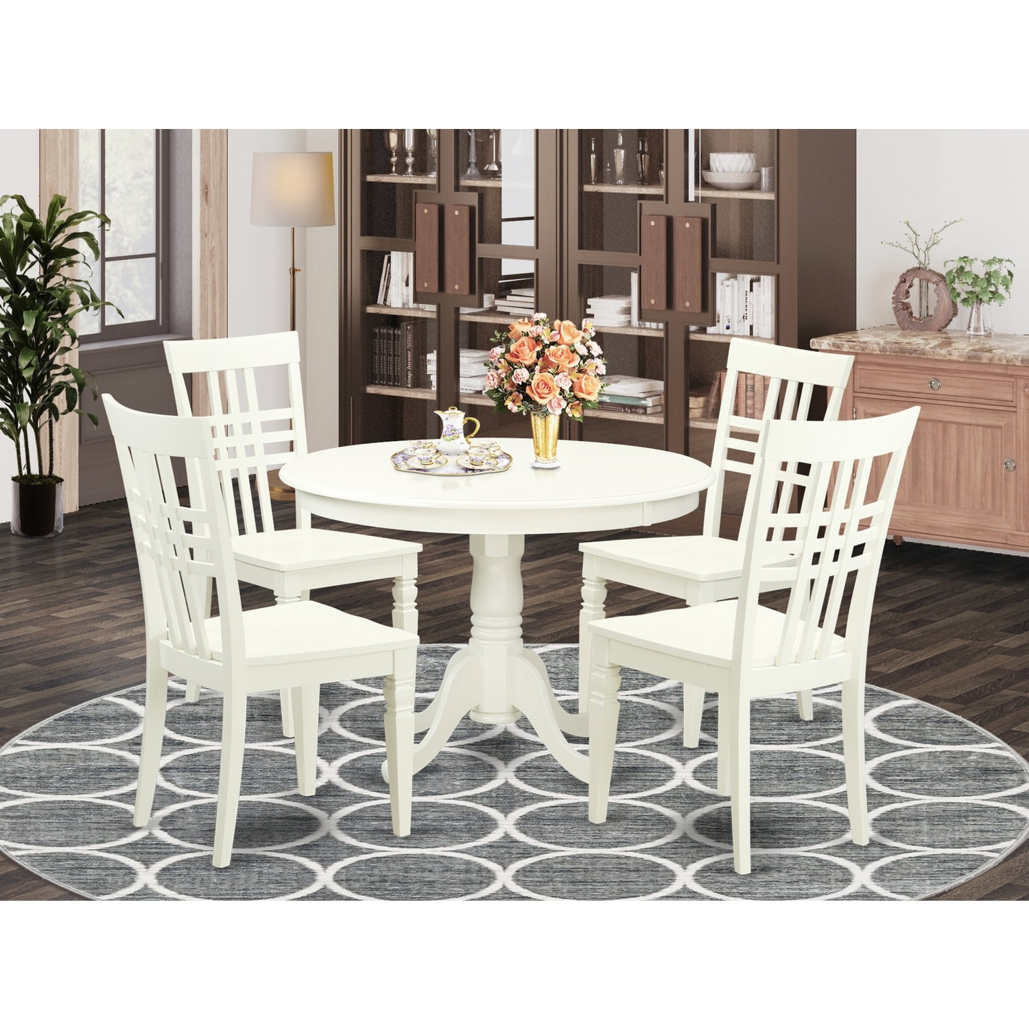 HomeStock Southwestern Style Room Set - With A Round Dinette Table And