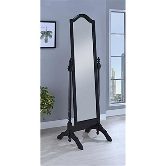 Full Length Mirror Black Frame Standing Mirror Home Decor Wall Mirror