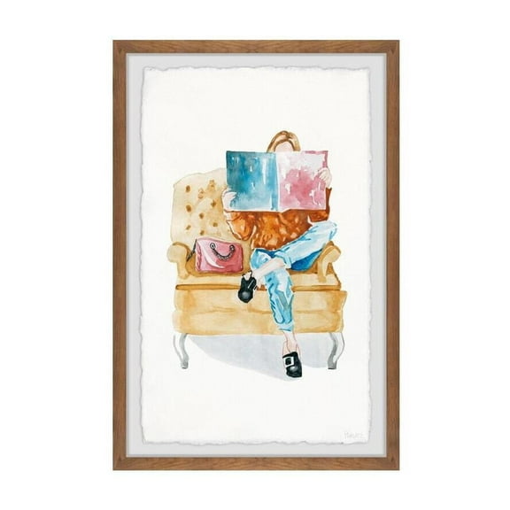 HomeStock Suburban Sophistication Fashion Coach Framed Painting Print, Contemporary Wall Decor: Abstract, Digital Art Prints, and Modern Styles for Your Home