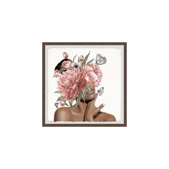 HomeStock Timeless Trends Know Your Worth Framed Painting Print, Wall Art, Canvas Print, Framed Prints, Wall Hanging Prints for Living Room - 32"L x 32"W