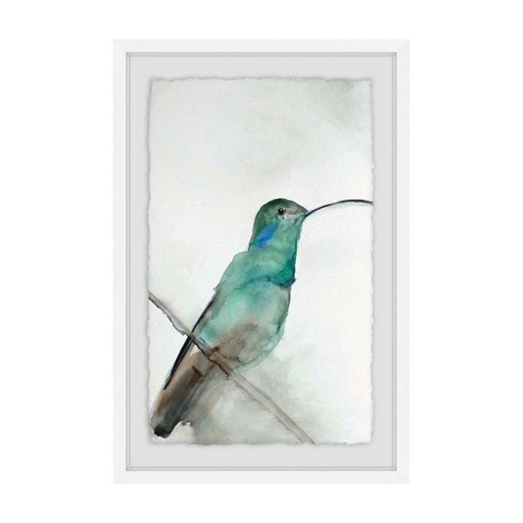 Tuscan Bird Wall Art Print - Framed August Painting - Home Decor for Living Room Bedroom