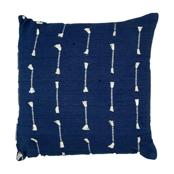 HomeStock Urban Oasis Throw Pillow for Sofas and Couches, Transitional Style Decorative Pillow for All Living Spaces-Color:Dark Blue