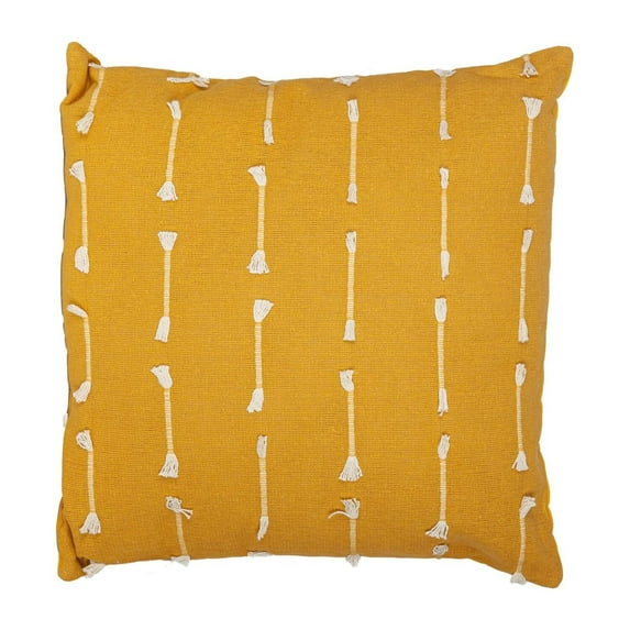HomeStock Urban Oasis Throw Pillow for Sofas and Couches, Transitional Style Decorative Pillow for All Living Spaces-Color:Yellow
