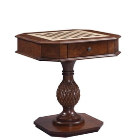 HomeStock Urban Upmarket Game Table, Cherry