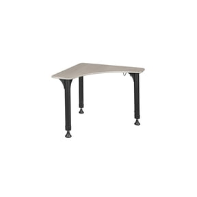 HomeStock Variety in Height 28 x 28" Adjustable Activity School Desk in Maple with Rounded Corners and Convenient Backpack Hook