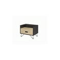 thumbnail image 1 of HomeStock Victorian Elegance Accent Table in Oak & Black Finish, 1 of 6
