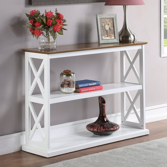 Console Table with Shelves - Entryway Table, Living Room Decor, Modern Design