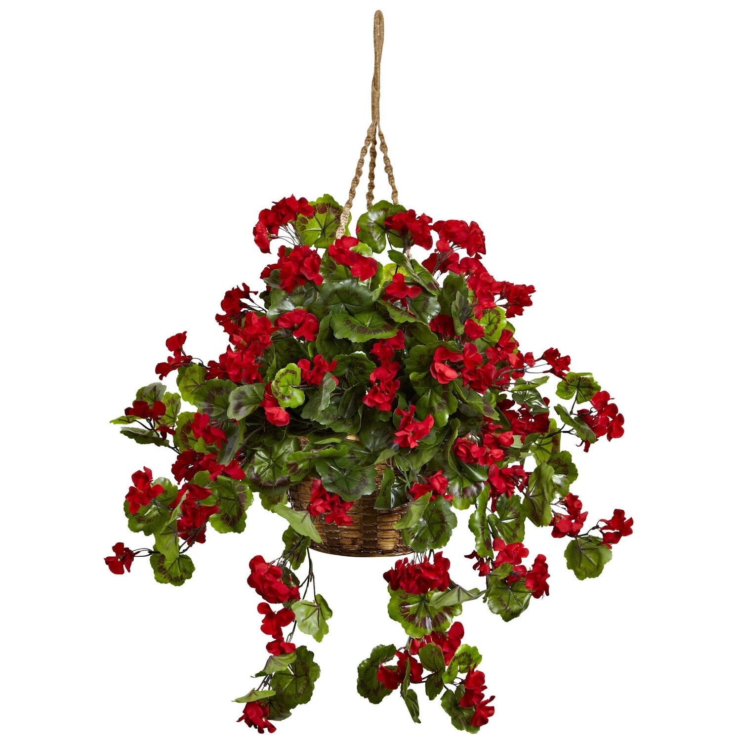 HomeStock Victorian Elegance Hanging Basket Uv Resistant (Indoor/Outdoor)