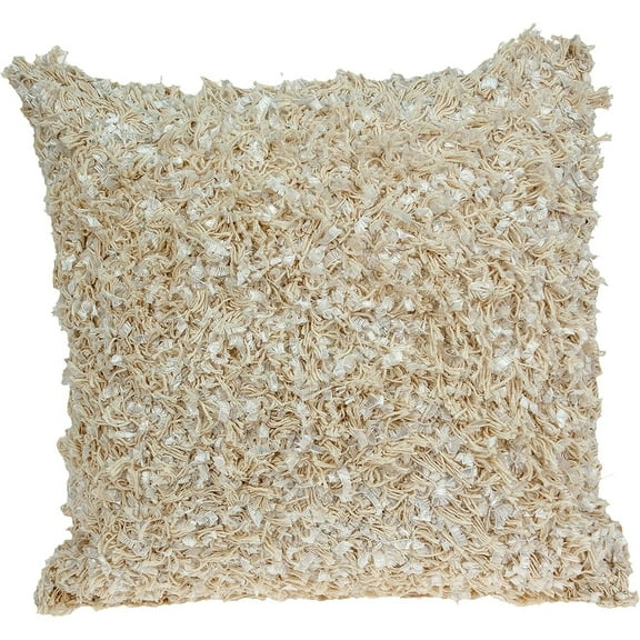 HomeStock Victorian Vibes Bohemian Throw Pillow, Modern Decorative Throw Pillows for Accent Furniture-Color:Plain Beige