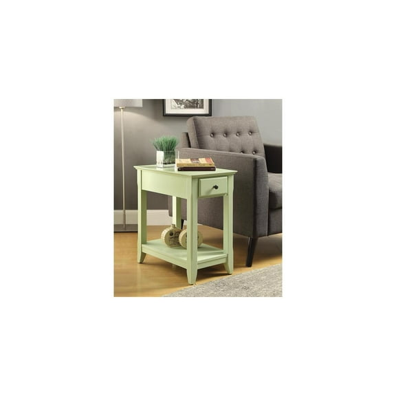 HomeStock Victorian Vibes Side Table, Light Green