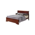 thumbnail image 1 of Wood Sleigh Bed with - Low Profile Victorian Style, 1 of 2
