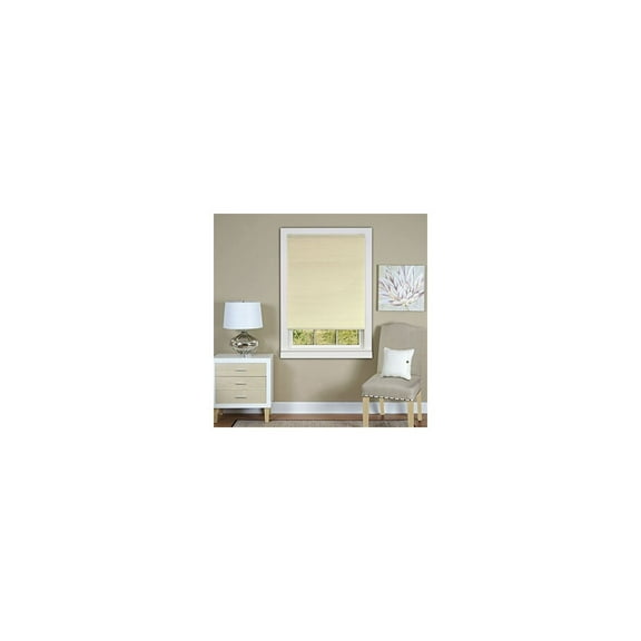 HomeStock Victorian Vintage Pleated Cellular Shade, 27"x64" - Cordless Design, Light Filtering, Privacy, Energy Insulation, Easy Installation, Pet Safe, Polyester Fabric