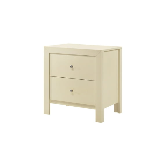 HomeStock Vintage Virtue Nightstand , Beige