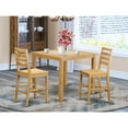 thumbnail image 1 of Counter Height Table Set - Kitchen Dining Chairs - Vintage Style 3 Piece Set, 1 of 5