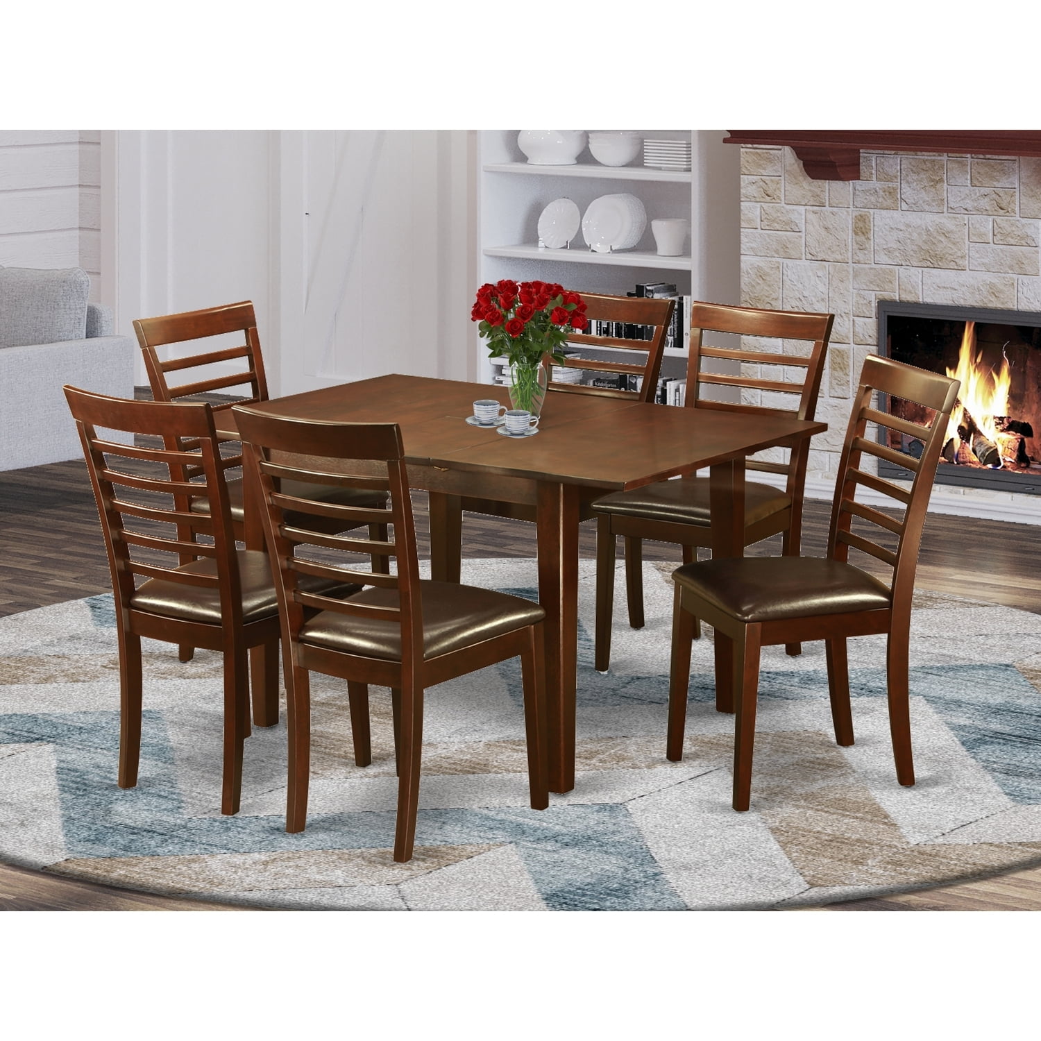 Vintage Dinette Set - Small Dining Table & Chairs - Kitchen Table Set ...
