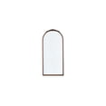 thumbnail image 1 of Tall Home Mirror - 29.5" x 65" Brown Antiqued Design - Curved Detail Accent Mirror, 1 of 9