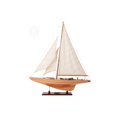 thumbnail image 1 of HomeStock Vintage Voyages Endeavour Small Sailboat Model - Small - Strong Wood - Fully Assembled Boat Models for Home & Office - 24.0L x 5.0W x 31.0H Inches, 1 of 6