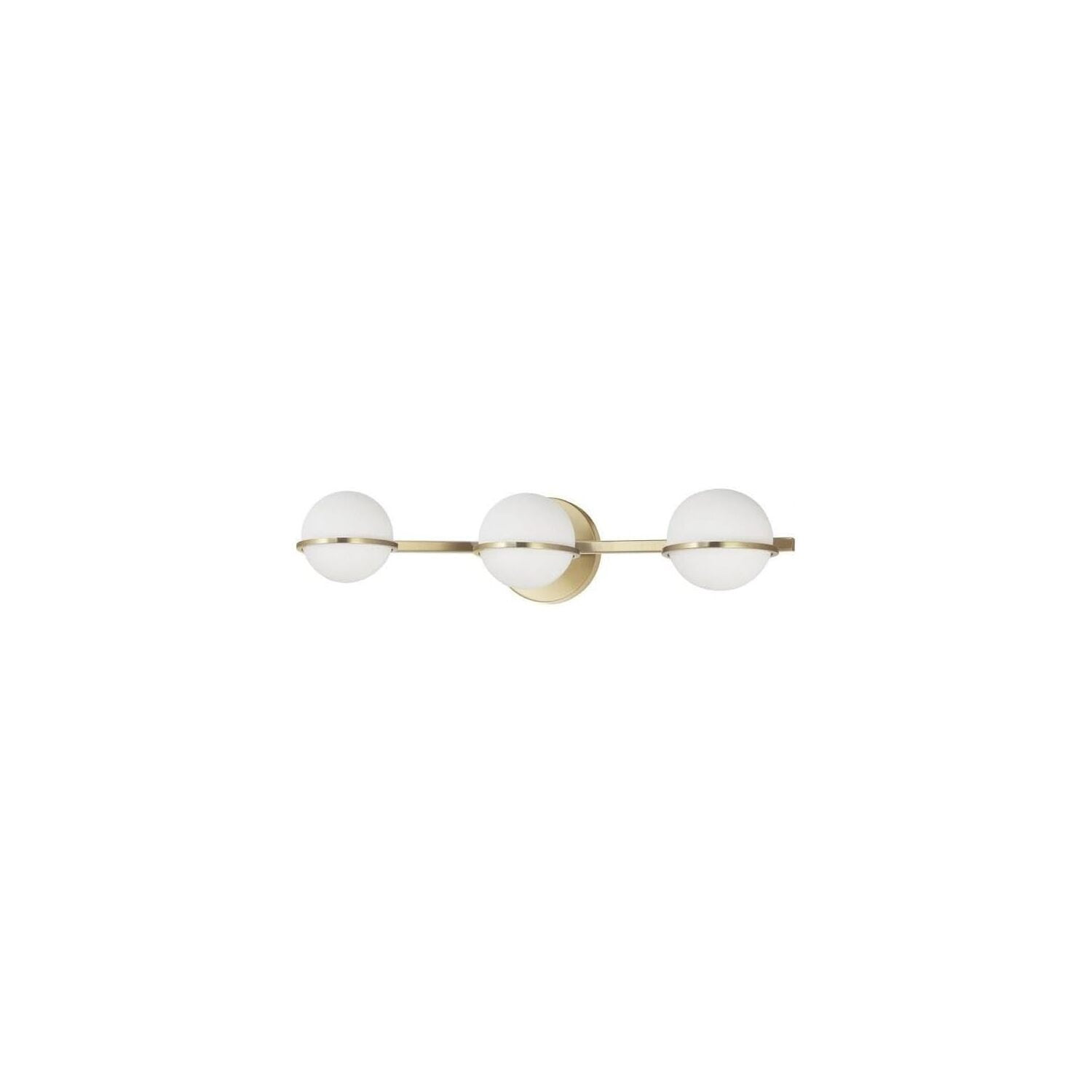 Vanity Light 3 Light Aged Brass Bathroom Lighting Fixture G9 Bulbs