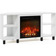 Electric Fireplace TV Stand - Corner Entertainment Center for TVs up to 55 Inch