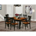 thumbnail image 1 of Dining Room Set - 7 Piece Wood Table & Chair Set - Kitchen Dinette Set, 1 of 5