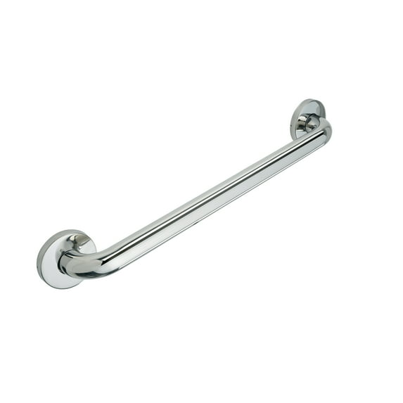 Stainless Steel Grab Bar 18 Inch - Bathroom Safety Rail, ADA Compliant, Concealed Mount, Wall Mounted Support-Color:Polished,Size:12 Inches