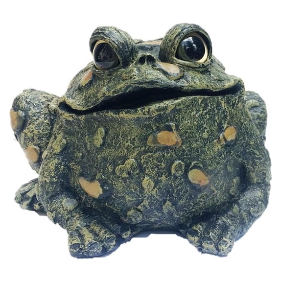HomeStylesToad Hollow Large Toad Natural Green