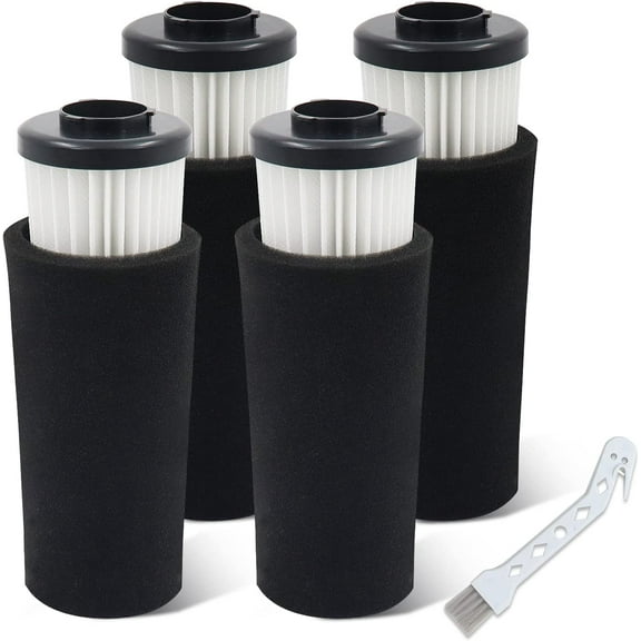 HomeTimes F112 Vacuum Cleaner Filters for Dirt Devil UD20120NC, (4 Pack)