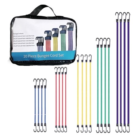 Home To Auto Premium Bungee Cord Set with Carry Case