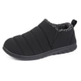 thumbnail image 1 of HomeTop Men's Comfy Insulated Quilted House Shoes with Memory Foam, 1 of 6