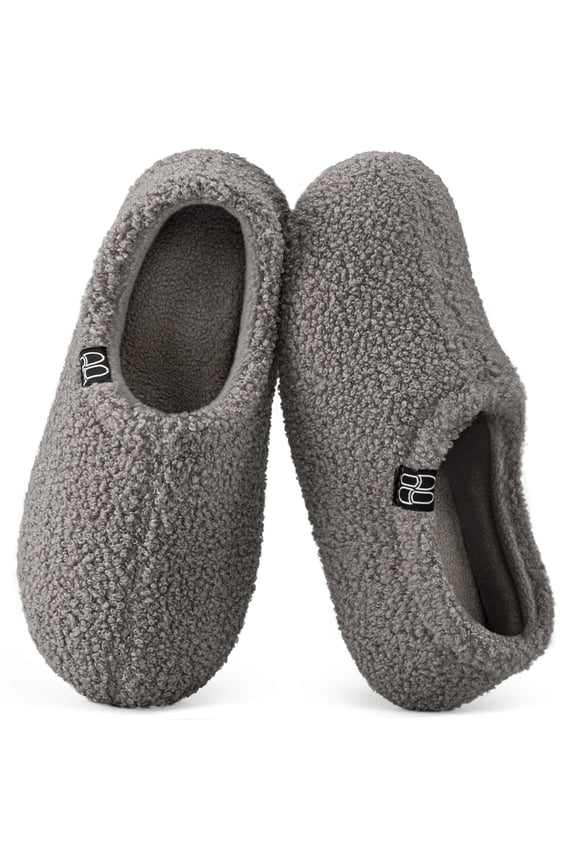 HomeTop Women's Cozy Memory Foam Loafer Slippers Indoor Outdoor