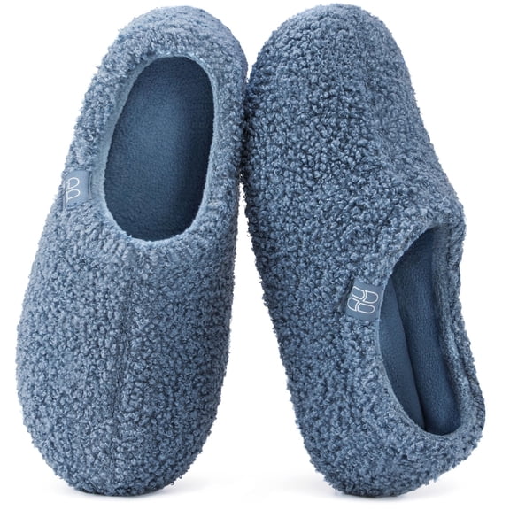 HomeTop Women's Cozy Memory Foam Loafer Slippers Indoor Outdoor