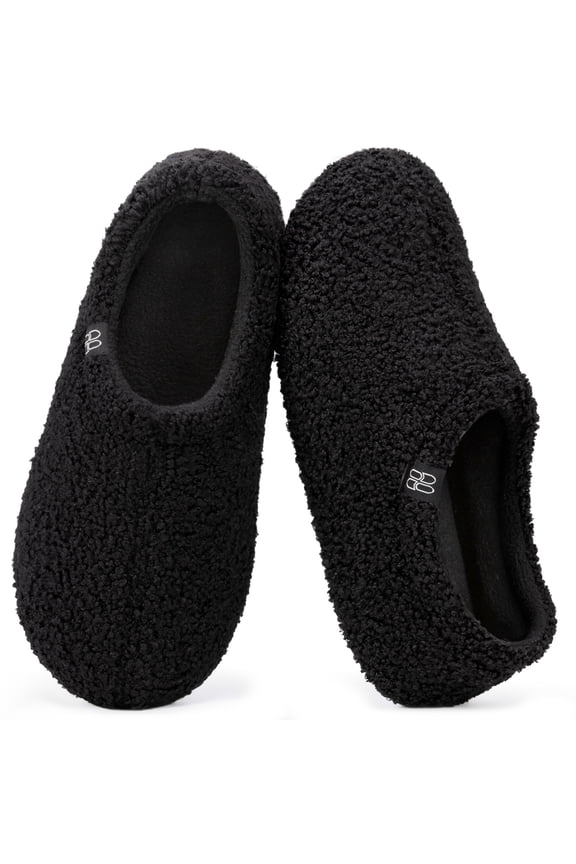 HomeTop Women's Cozy Memory Foam Loafer Slippers Indoor Outdoor