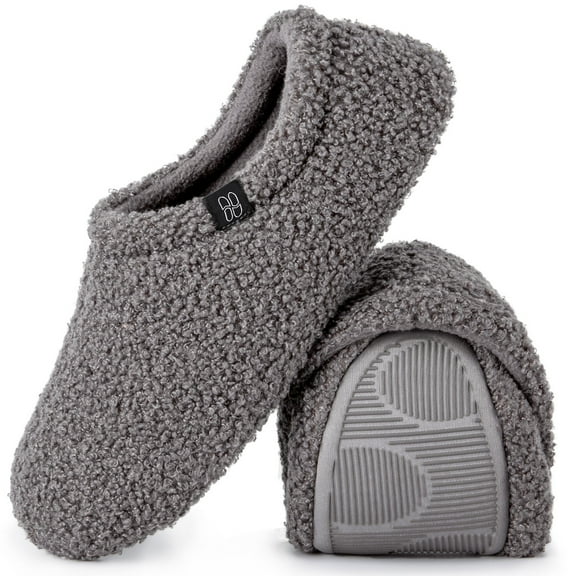 HomeTop Women's Cozy Memory Foam Loafer Slippers Indoor Outdoor