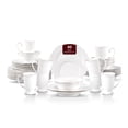 thumbnail image 1 of HomeVss, New Bone China Dinnerware Set Embossed Winds, Service for 8-40pc Set, 1 of 9