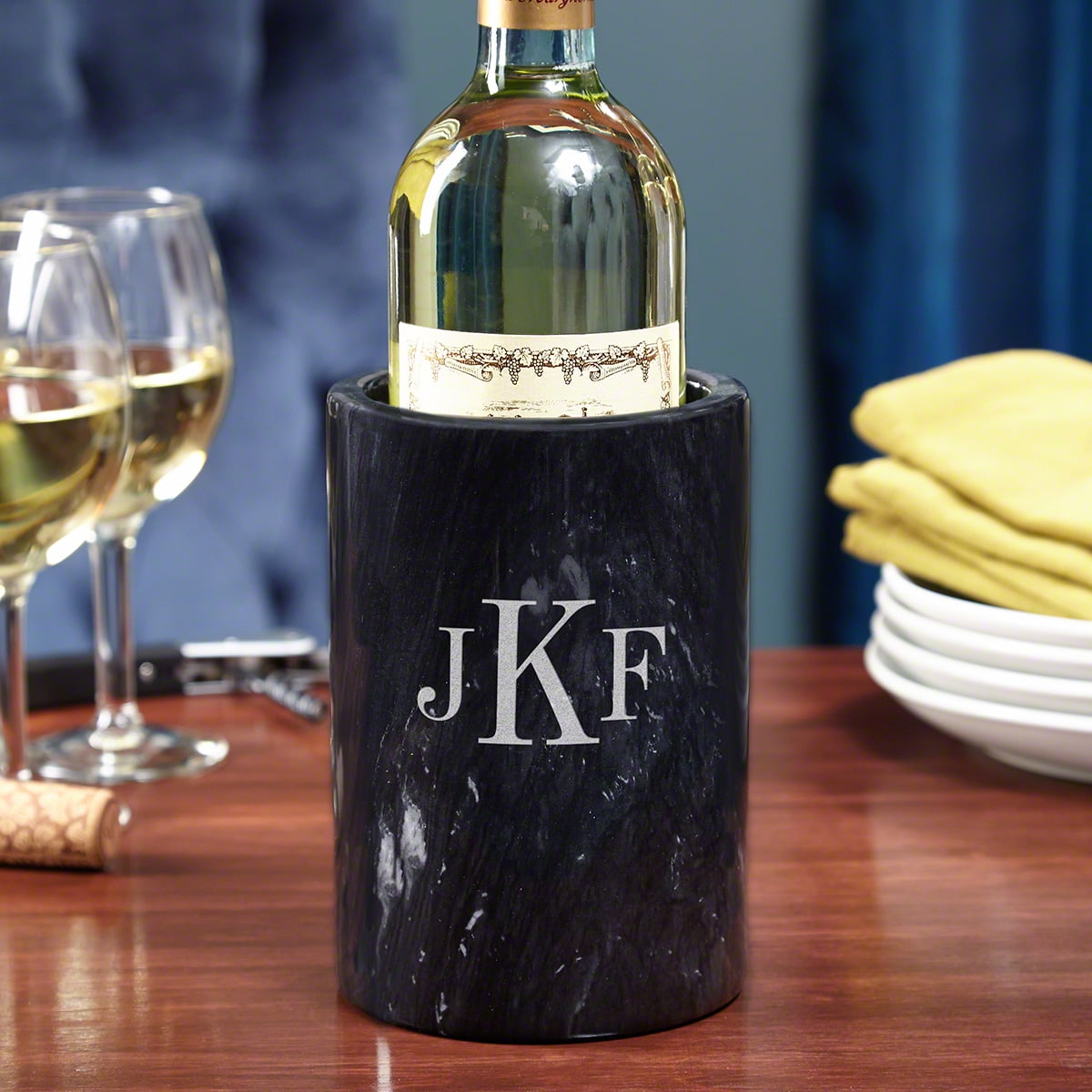 Classic Monogrammed Wine Chiller
