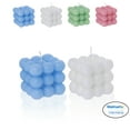 thumbnail image 1 of HomeWidget Bubble Cube Scented Candle White/Blue 2-Pack – Natural Premium Handmade Aesthetic Decorative Soy Wax , Décor Ideas for Bathroom Bedroom, 1 of 9