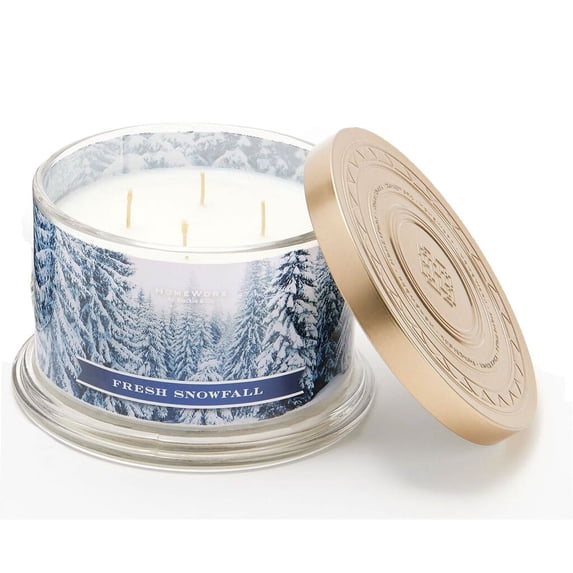 HomeWorx by Slatkin & Co. Fresh Snowfall 18-oz Candle