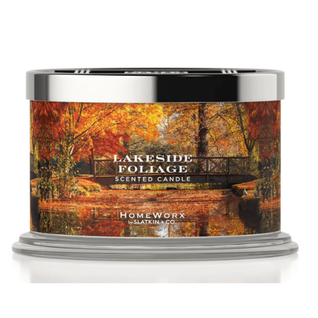 HomeWorx by Slatkin & Co Lakeside Foliage 4 Wick 18 oz Candle