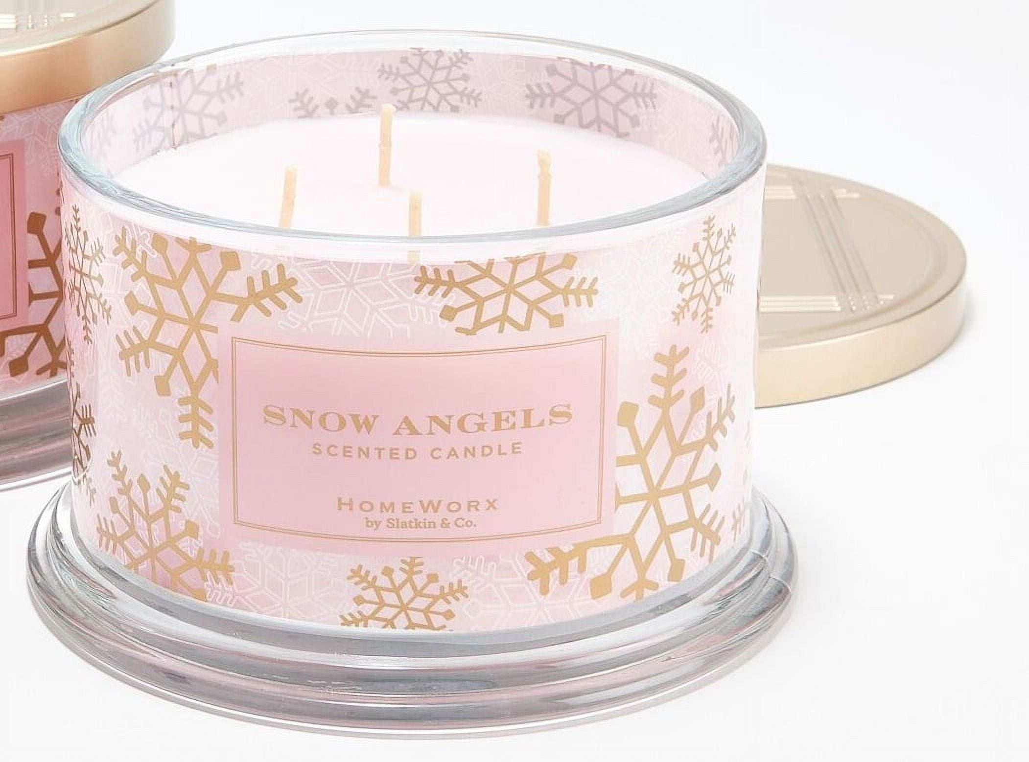 HomeWorx by Slatkin & Co. Snow Angels 18oz Candle